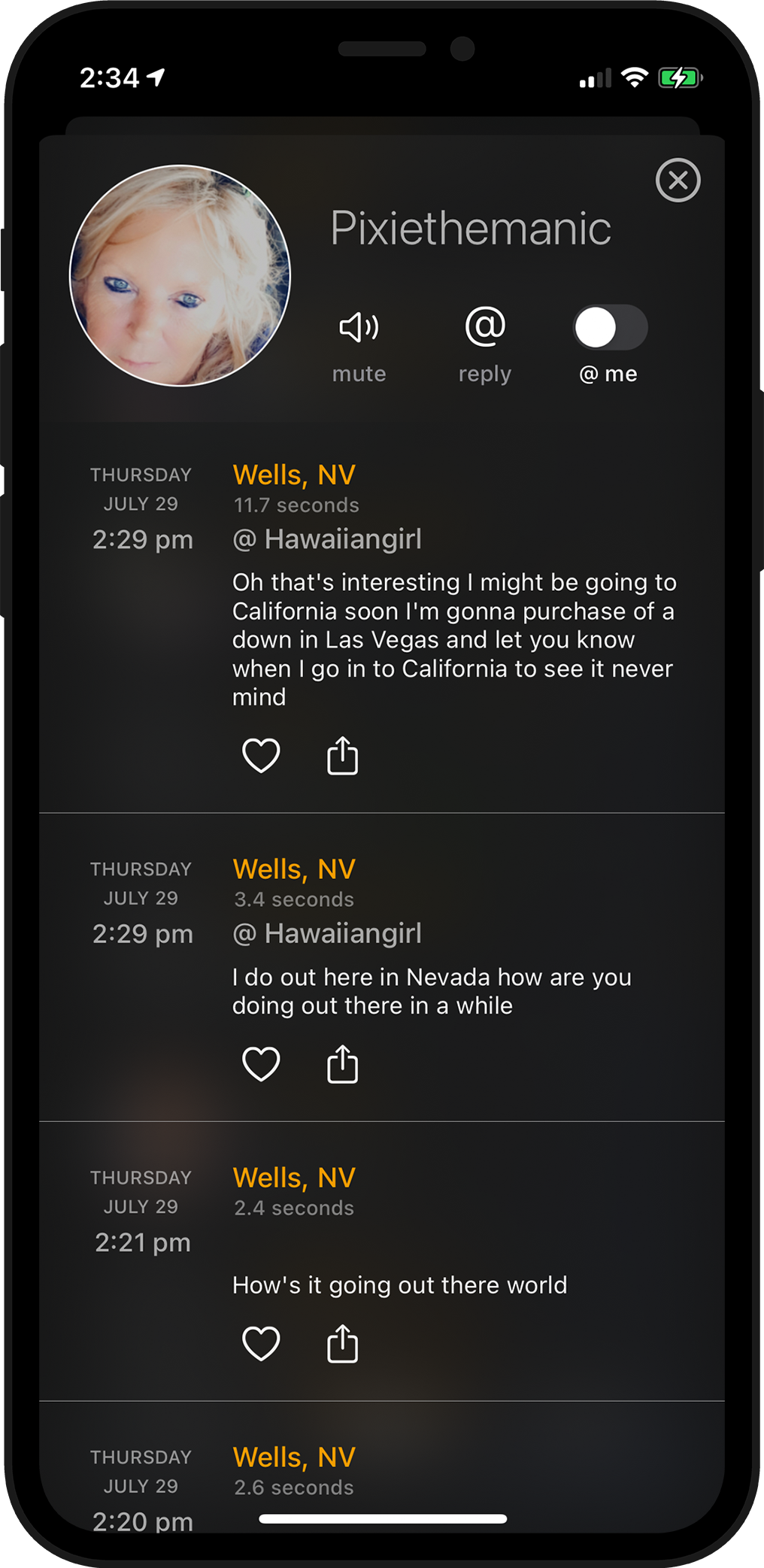 CBGeo User Broadcasts